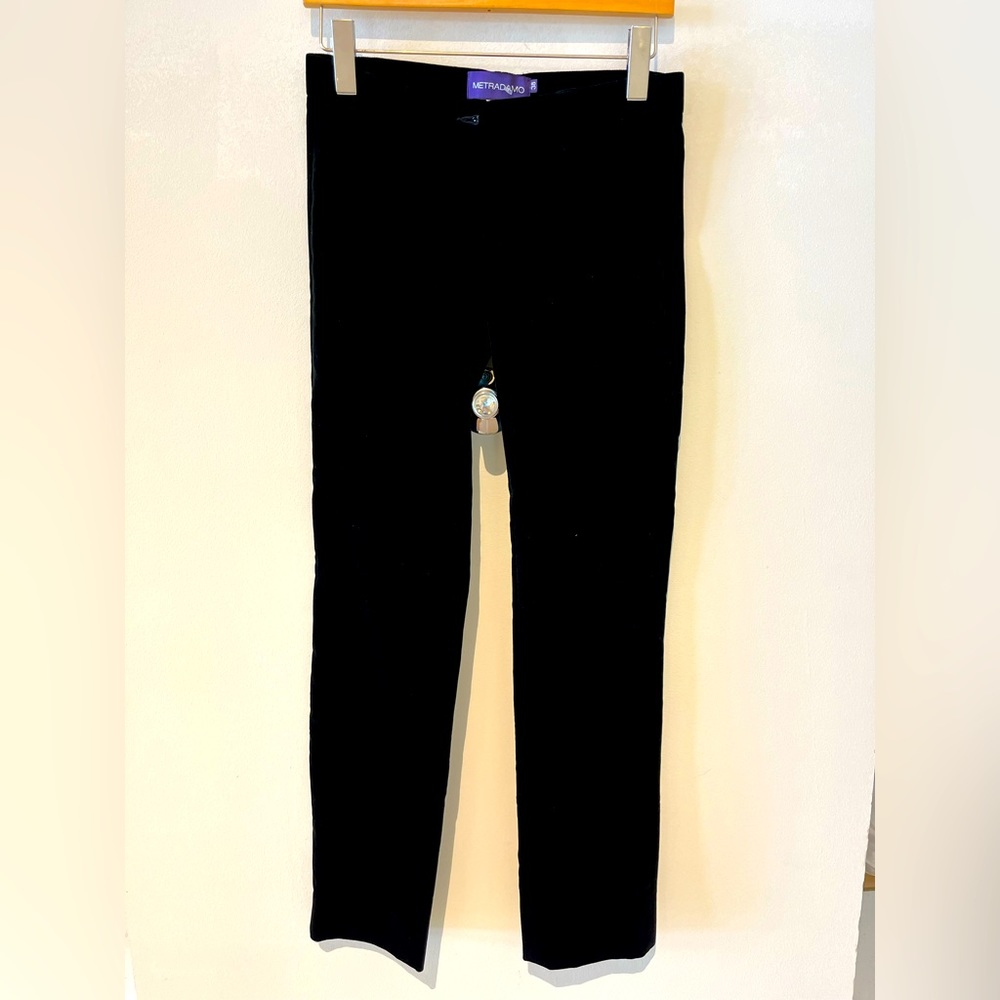 Black velvet Italian pants worn once - stunning for the holidays